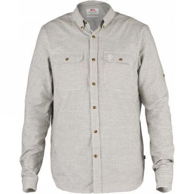 Camisa Fjallraven Forest Flannel Hombre - Beige - Chile FDE934762